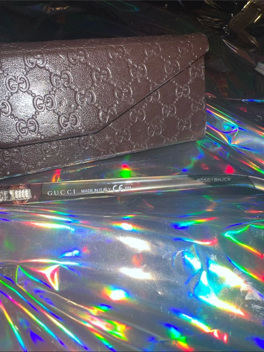 Gucci Floral Optical Glasses with Branded Case